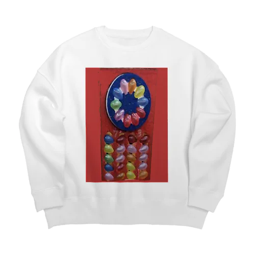 台湾夜市の遊戯 Big Crew Neck Sweatshirt