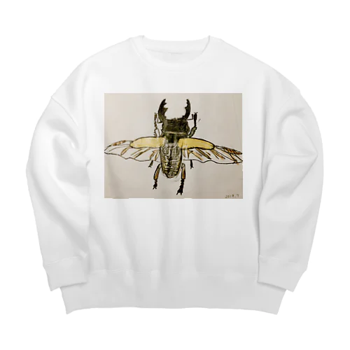 てんせいのクワガタ Big Crew Neck Sweatshirt