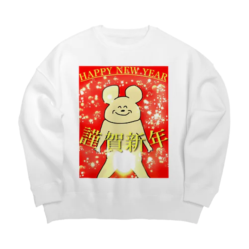 謹賀新年！コンプラグマ Big Crew Neck Sweatshirt