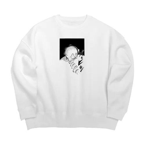 びーむ Big Crew Neck Sweatshirt