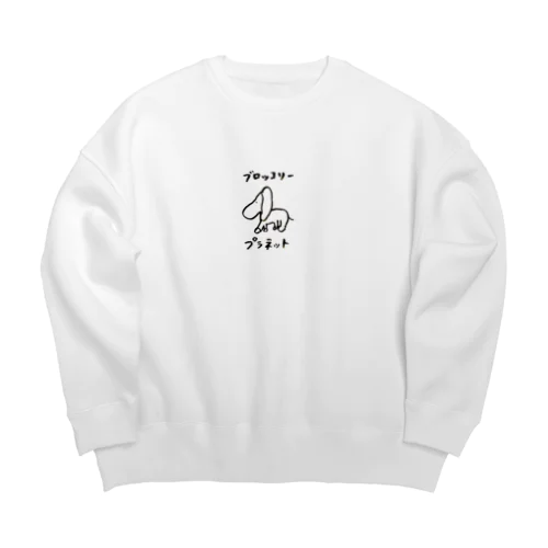 あんなんなの一筆書き Big Crew Neck Sweatshirt