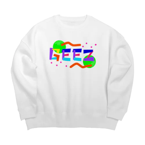 GEEZ Big Crew Neck Sweatshirt