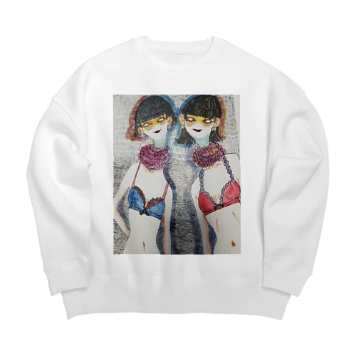 双子の子 Big Crew Neck Sweatshirt