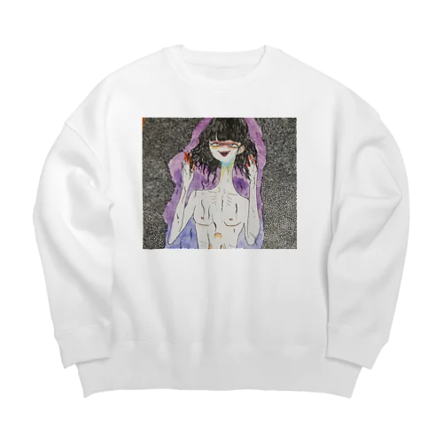 かわいい子 Big Crew Neck Sweatshirt