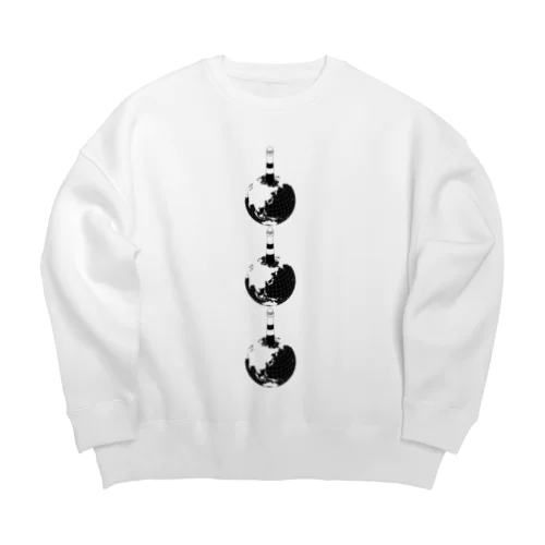 オンジアース Big Crew Neck Sweatshirt