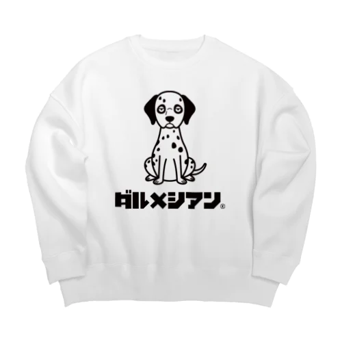 001_ダルメシアン Big Crew Neck Sweatshirt