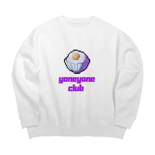 yoneyone club Big Crew Neck Sweatshirt