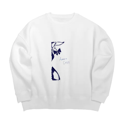 ほどけた編み目 Big Crew Neck Sweatshirt