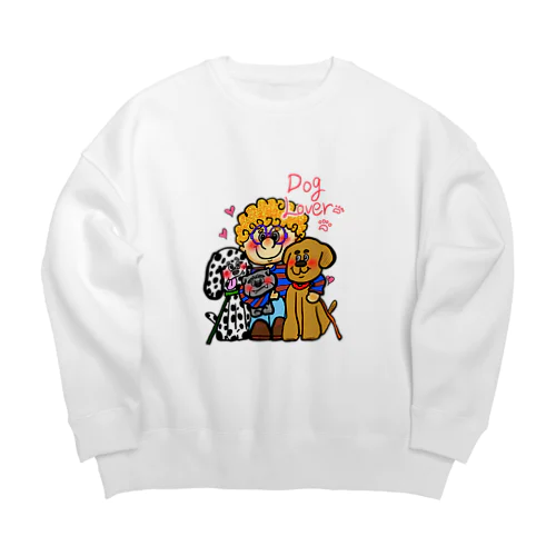 Dog lover  Big Crew Neck Sweatshirt