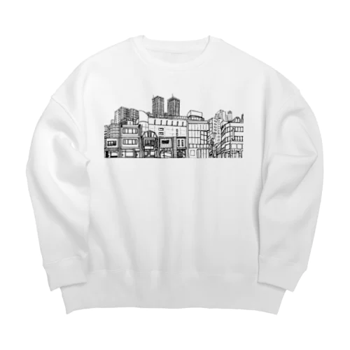 まちなみ Big Crew Neck Sweatshirt