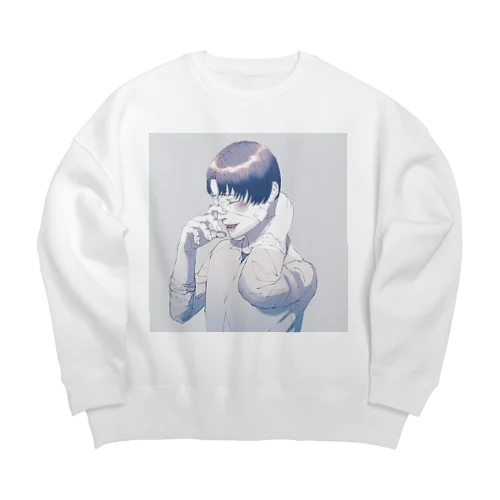 傷男子 Big Crew Neck Sweatshirt