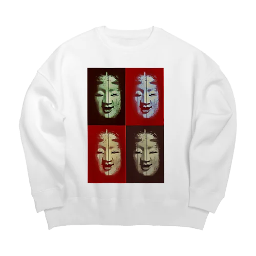 能面ロック Big Crew Neck Sweatshirt