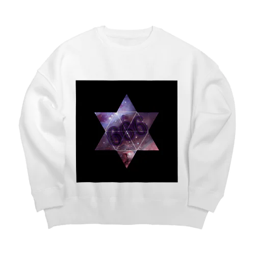 6が3個 Big Crew Neck Sweatshirt