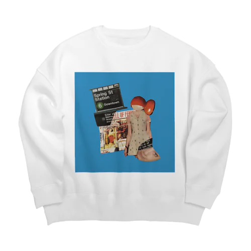 ACTRESS Big Crew Neck Sweatshirt