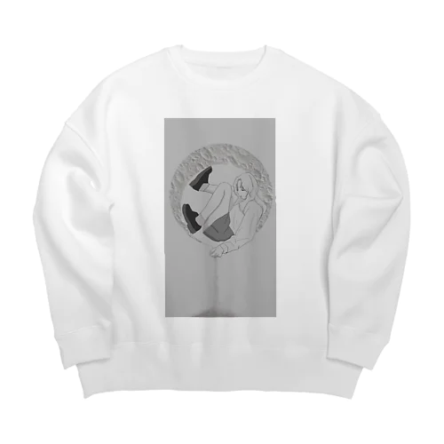 月の砂 Big Crew Neck Sweatshirt