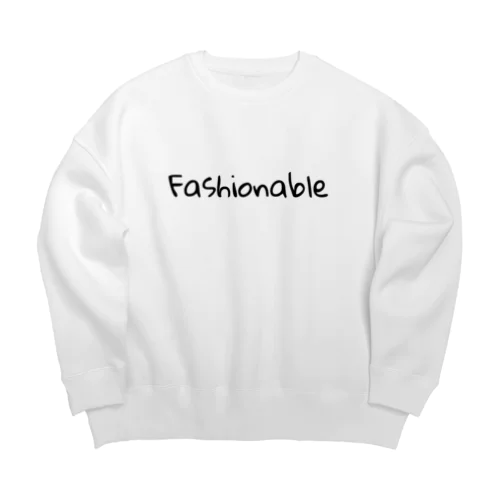 Fashionable Big Crew Neck Sweatshirt