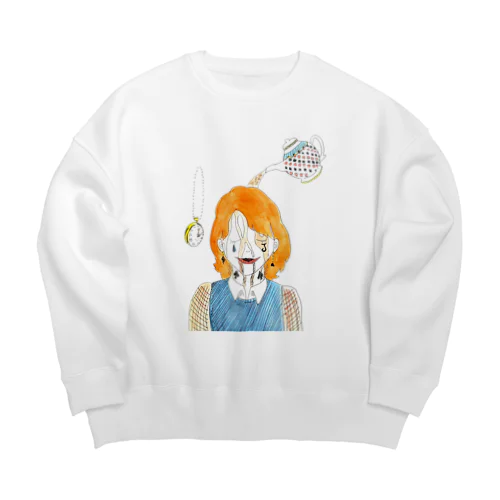 アリスの反省茶会 Big Crew Neck Sweatshirt