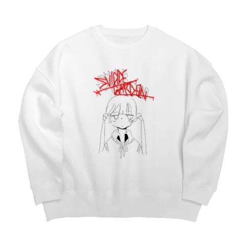 suicideちゃん Big Crew Neck Sweatshirt