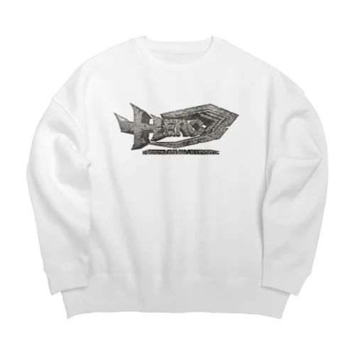 HERO立体ロゴ Big Crew Neck Sweatshirt