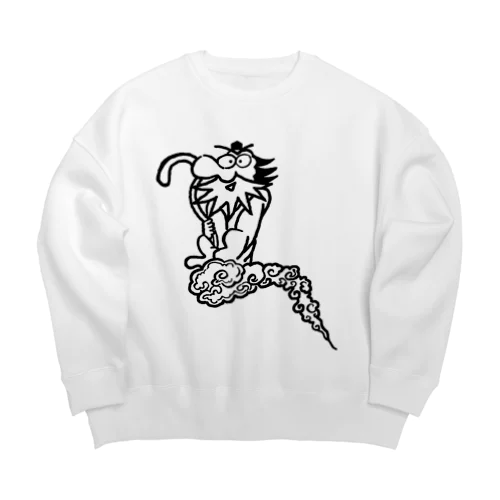 伊吹山飛行上人 Big Crew Neck Sweatshirt