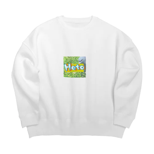 はと Big Crew Neck Sweatshirt