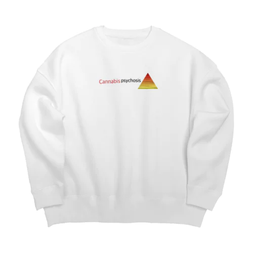 大麻精神病(英語) Big Crew Neck Sweatshirt