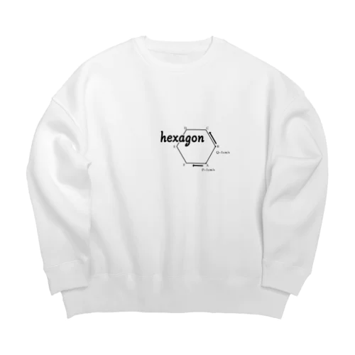 Hexagon ビッグシルエットスウェット