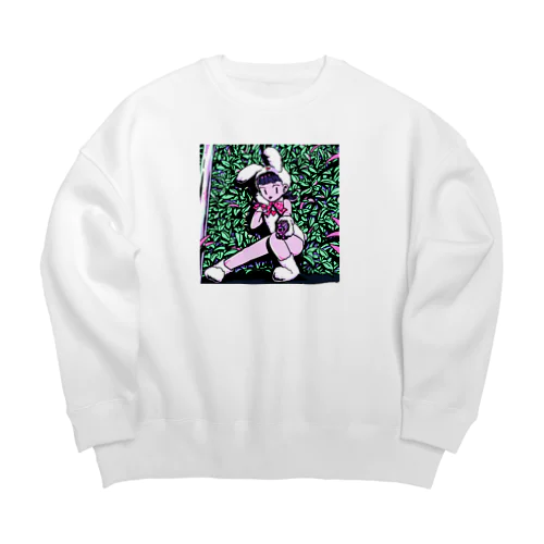うさぎちゃん Big Crew Neck Sweatshirt