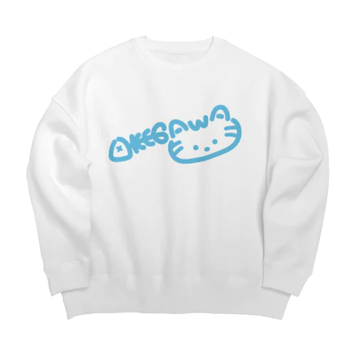 okegawaneko Big Crew Neck Sweatshirt