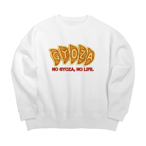 NO 餃子, NO LIFE. Big Crew Neck Sweatshirt