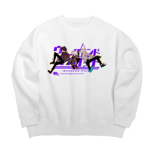 うおおおおそうさく Big Crew Neck Sweatshirt