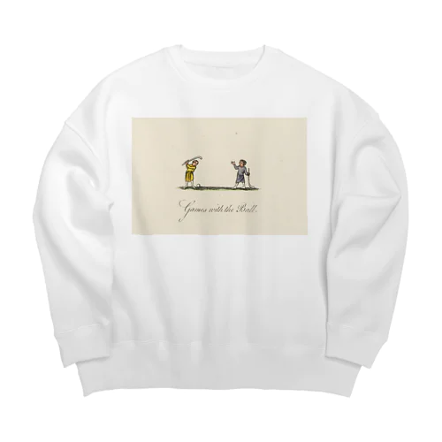 中世のゴルフ？ Big Crew Neck Sweatshirt