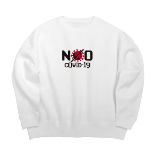 新型コロナウイルス COVID19 04 Big Crew Neck Sweatshirt