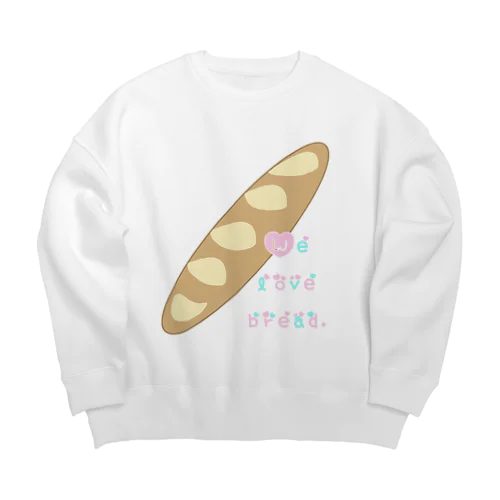 うぃーらぶ・ばげっと Big Crew Neck Sweatshirt