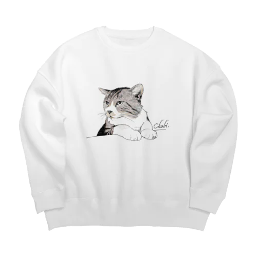 チョビ Big Crew Neck Sweatshirt