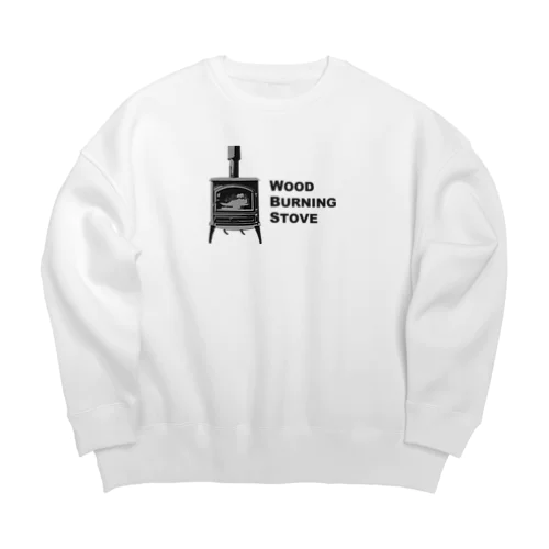 WoodBurningStove Big Crew Neck Sweatshirt