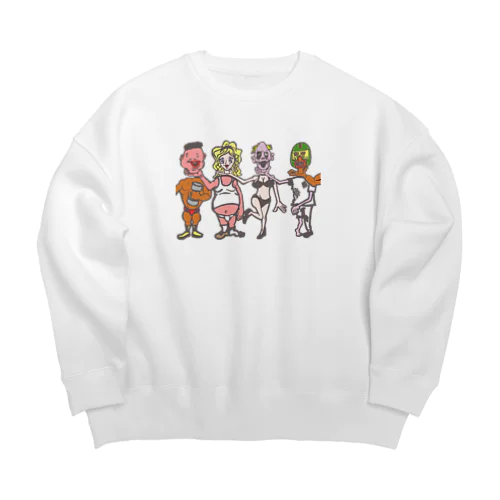 🙊🙉🙈 Big Crew Neck Sweatshirt