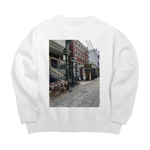 なめこ Big Crew Neck Sweatshirt