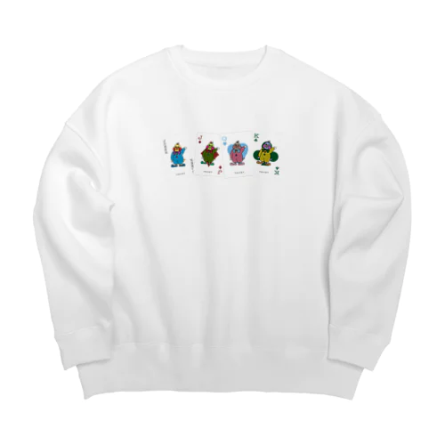 TRICKY Big Crew Neck Sweatshirt