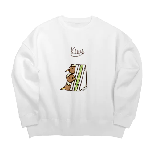 キウイサンド Big Crew Neck Sweatshirt