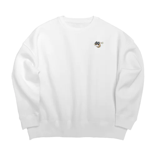 メダカ先生アイコン Big Crew Neck Sweatshirt