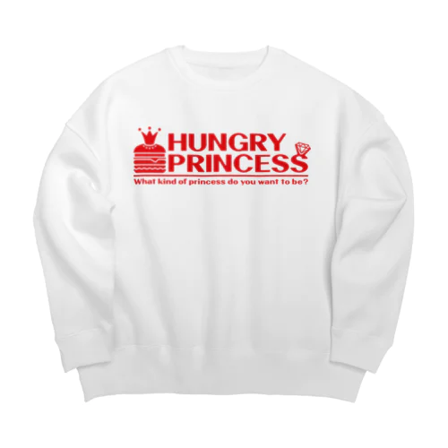 HUNGRY PRINCESS (RED) ビッグシルエットスウェット