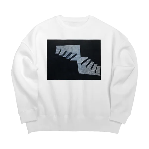 階段-接続- Big Crew Neck Sweatshirt