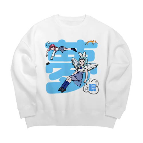 ゆめこ Big Crew Neck Sweatshirt