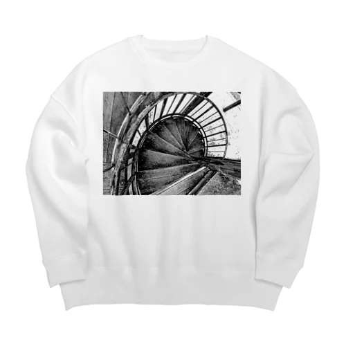 過去から堕ちる階段。 Big Crew Neck Sweatshirt