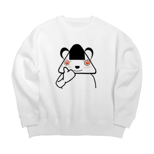 すじ子 Big Crew Neck Sweatshirt