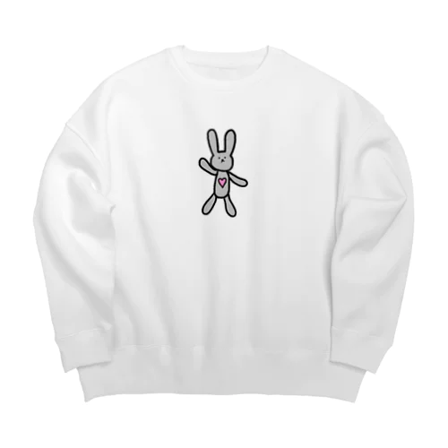 うさちびっくすうぇっと Big Crew Neck Sweatshirt