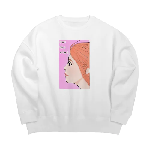 Cut the wind. Big Crew Neck Sweatshirt