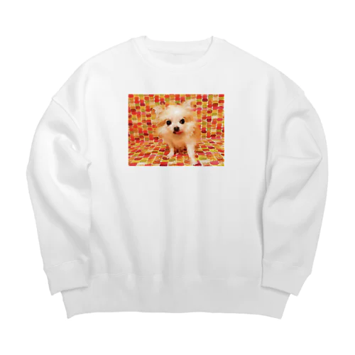 カラフルねこっちくん Big Crew Neck Sweatshirt