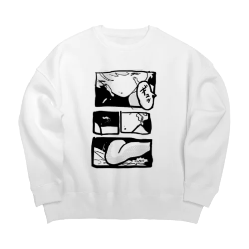 かわいい絵 Big Crew Neck Sweatshirt